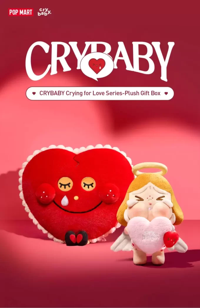 Coffret cadeau peluche CRYBABY Série Crying For Love Coffret cadeau peluche CRYBABY Série Crying For Love