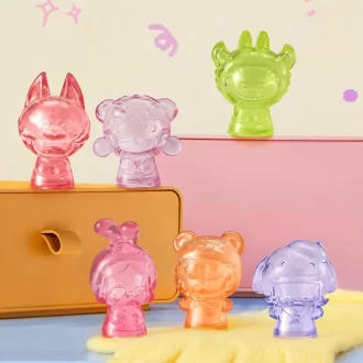Coffret de marionnettes à main en pyjama POP BEAN
