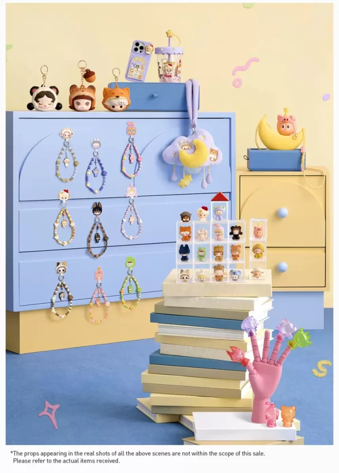 Coffret de marionnettes à main en pyjama POP BEAN