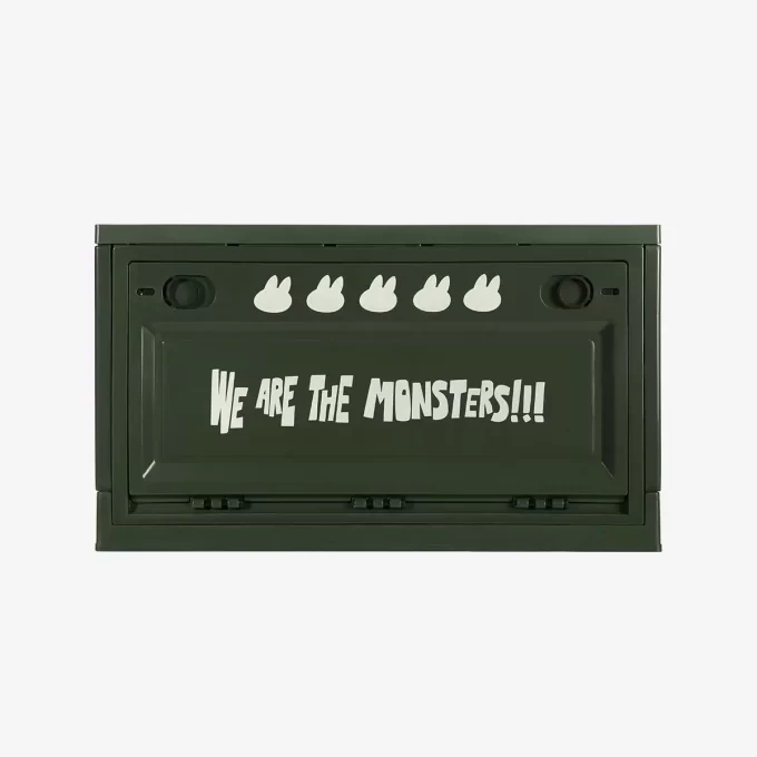 Coffret de rangement de la série THE MONSTERS La Maison des Elfes (blanc, vert et bleu)