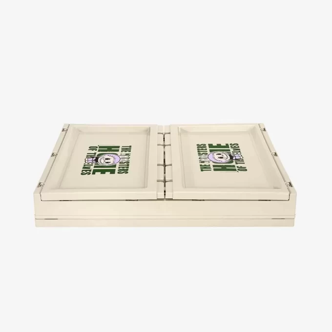Coffret de rangement de la série THE MONSTERS La Maison des Elfes (blanc, vert et bleu)