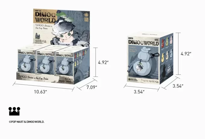 Coffret mystère de sachets de bénédictions de la série DIMOO Stories In The Cup