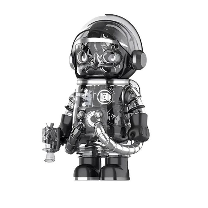 Coffret Pop Mart x CLOT Mega Space Molly Black Alienegra 400 %