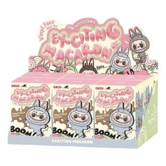 Coffret scellé de 6 boîtes aveugles de macarons savoureux Labubu 1.0