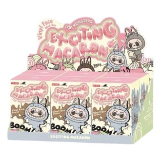 Coffret scellé de 6 boîtes aveugles de macarons savoureux Labubu 1.0