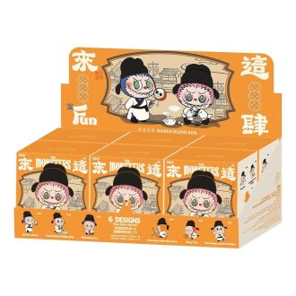Coffret scellé de badges Labubu « Amusons-nous ensemble » (6 boîtes aveugles)