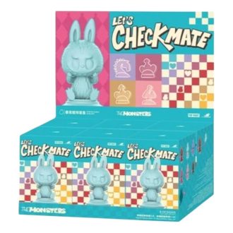 Coffret scellé de bougies parfumées Labubu Let&rsquo;s Checkmate (6 boîtes aveugles)