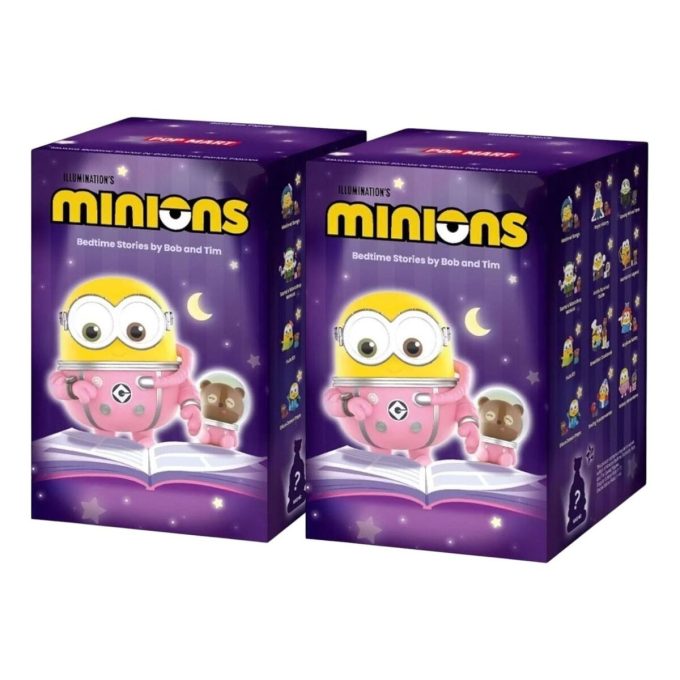 Coffret scellé de figurines Bob et Tim, Histoires du soir des Minions (2 boîtes aveugles)