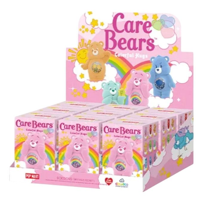 Coffret scellé de figurines Care Bears Colorful Hugs (9 boîtes aveugles)