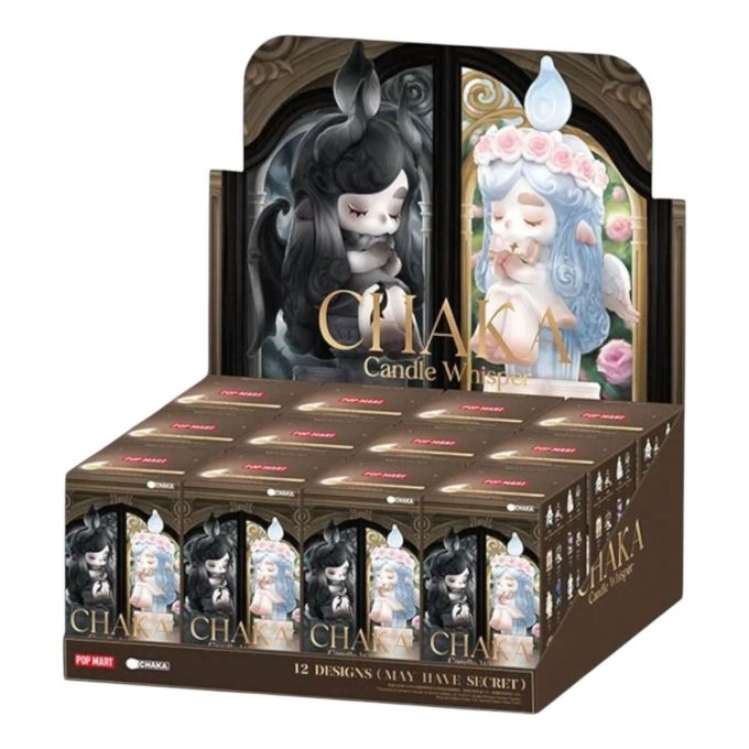 Coffret scellé de figurines Chaka Candle Whisper (12 boîtes aveugles)