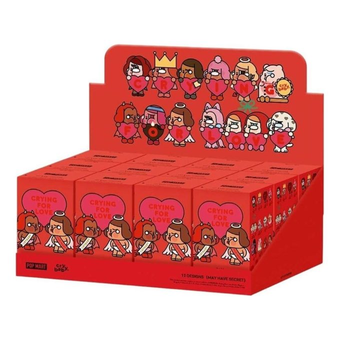 Coffret scellé de figurines Crybaby Crying For Love (12 boîtes aveugles)