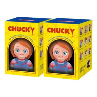 Coffret scellé de figurines de la série Chucky Franchise (2 boîtes aveugles)