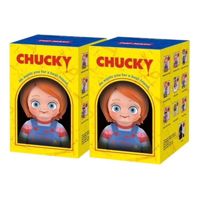 Coffret scellé de figurines de la série Chucky Franchise (2 boîtes aveugles)