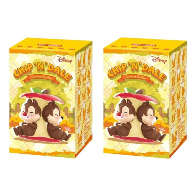 Coffret scellé de figurines Disney Chip et Dale Fun Loving Brother (2 boîtes aveugles)