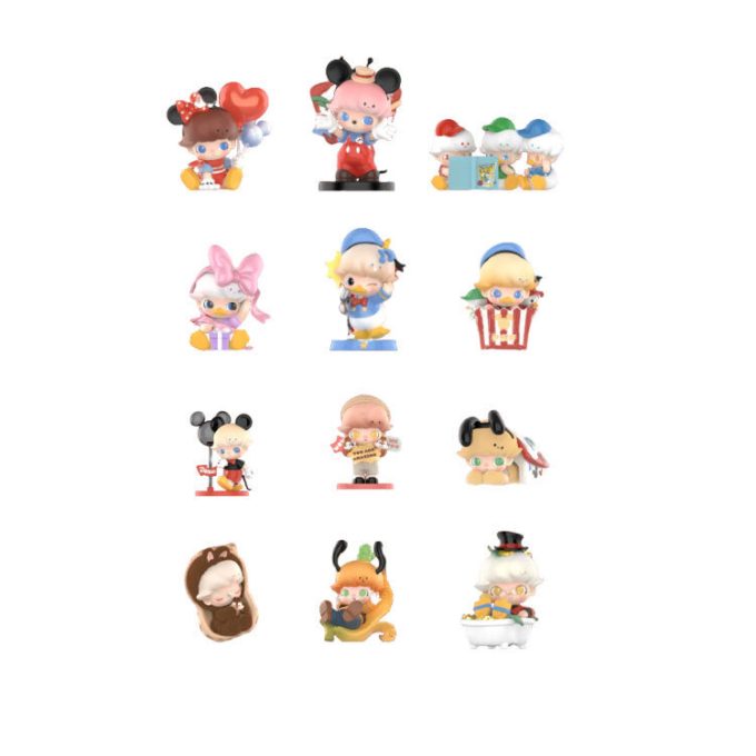 Coffret scellé de figurines Disney Dimoo World (12 boîtes aveugles)