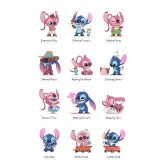 Coffret scellé de figurines Disney Stitch On a Date (12 boîtes aveugles)