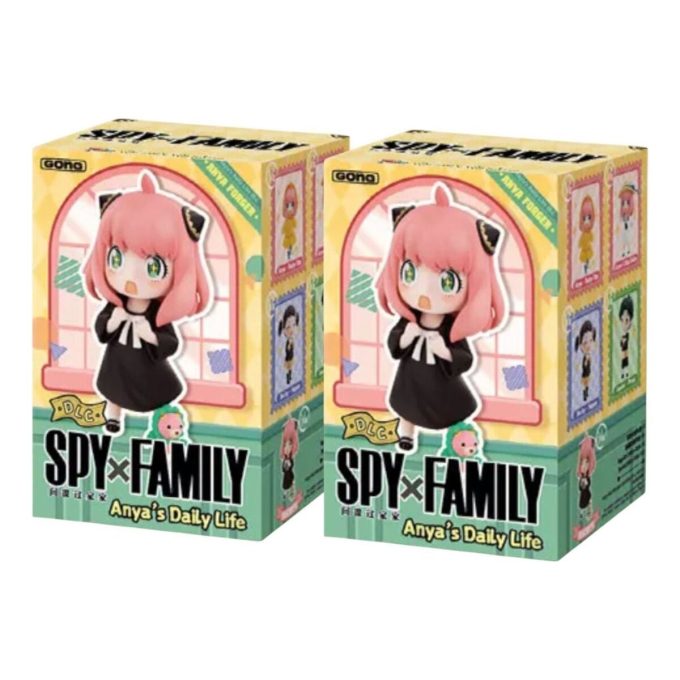Coffret scellé de figurines DLC Anya&rsquo;s Everyday de Pop Mart SPY X FAMILY (2 boîtes aveugles)