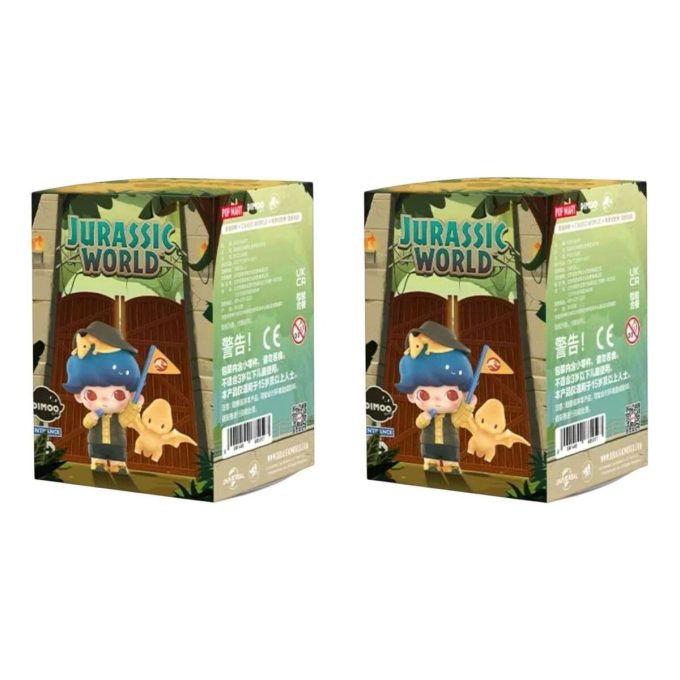 Coffret scellé de figurines Jurassic World de Dimoo (2 boîtes aveugles)