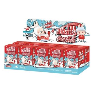 Coffret scellé de figurines Pop Mart x Coca-Cola The Monsters Labubu (10 boîtes aveugles)