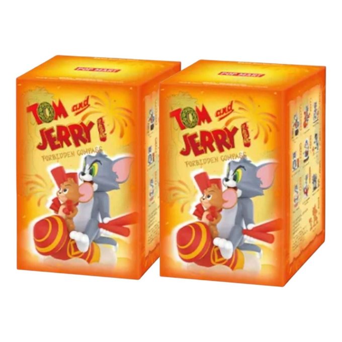 Coffret scellé de figurines Tom & Jerry Forbidden Compass (2 boîtes aveugles)