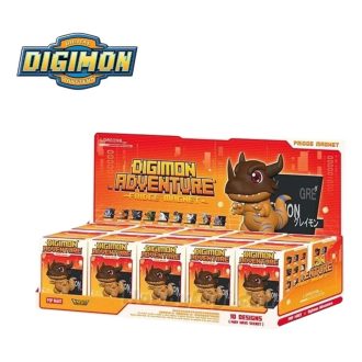 Coffret scellé Digimon avec aimant pour réfrigérateur (10 boîtes aveugles)