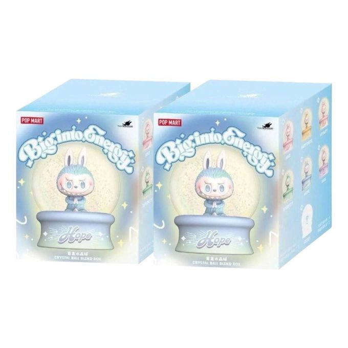 Coffret scellé Labubu Big Into Energy Crystal Ball (2 boîtes aveugles)