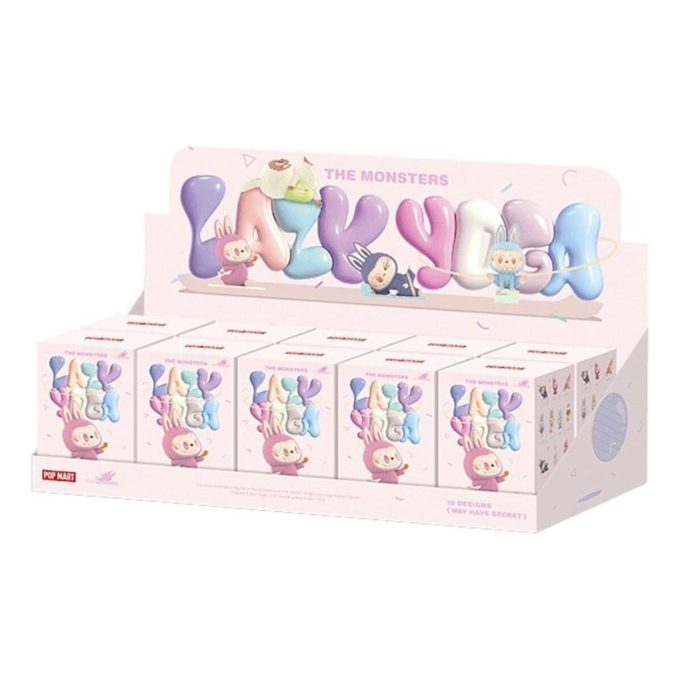 Coffret scellé Labubu Lazy Yoga (10 boîtes aveugles)