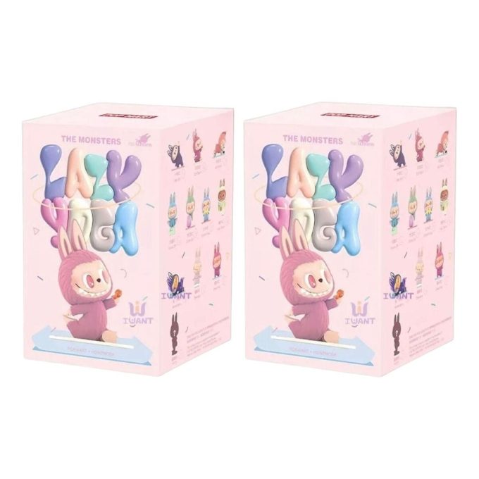 Coffret scellé Labubu Lazy Yoga (2 boîtes aveugles)