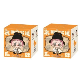 Coffret scellé pour badges Labubu « Amusons-nous ensemble » (2 boîtes aveugles)