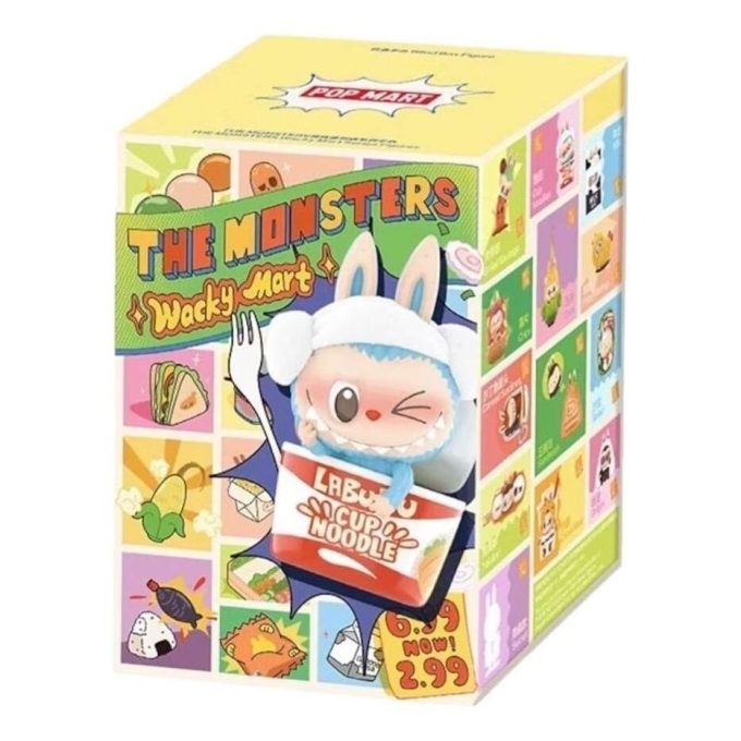 Coffrets scellés de figurines Labubu Wacky Mart (1 boîte aveugle)