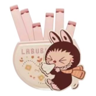 Collection Pom Party Clips de fermeture magnétiques « Labubu »