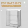 Conteneur d’affichage lumineux assemblable à 400 % POP MART Conteneur d’affichage lumineux assemblable à 400 % POP MART