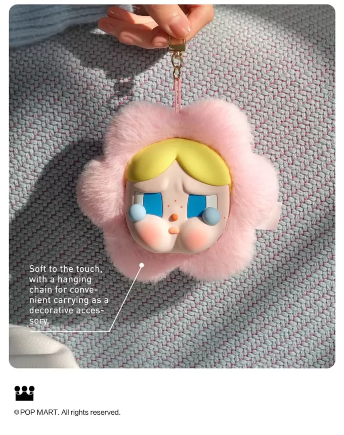 CRYBABY Sad Club Series – Sac en peluche pour écouteurs en silicone