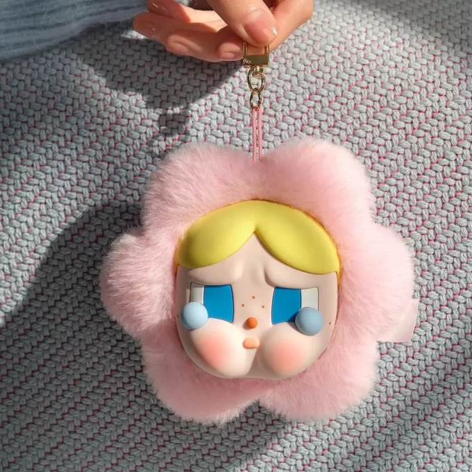 CRYBABY Sad Club Series – Sac en peluche pour écouteurs en silicone