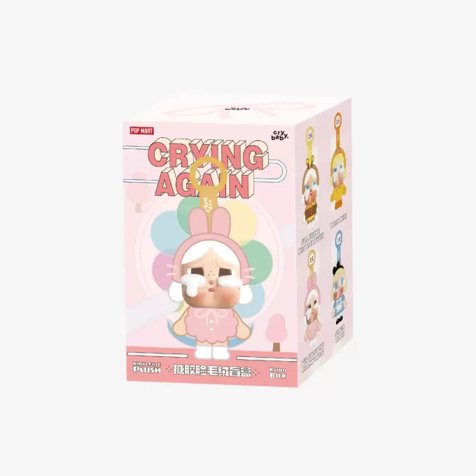 CRYBABY Série Crying Again – Peluche en vinyle avec visage en boîte aveugle CRYBABY Série Crying Again – Peluche en vinyle avec visage en boîte aveugle
