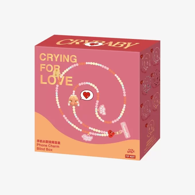CRYBABY Série Crying For Love – Boîte mystère de breloques pour téléphone CRYBABY Série Crying For Love – Boîte mystère de breloques pour téléphone