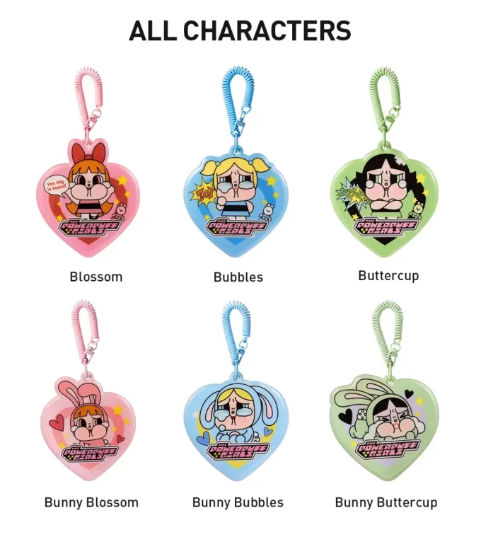 CRYBABY× Série Powerpuff Girls – Boîte mystère de porte-cartes