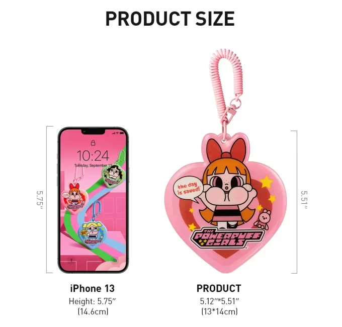 CRYBABY× Série Powerpuff Girls – Boîte mystère de porte-cartes