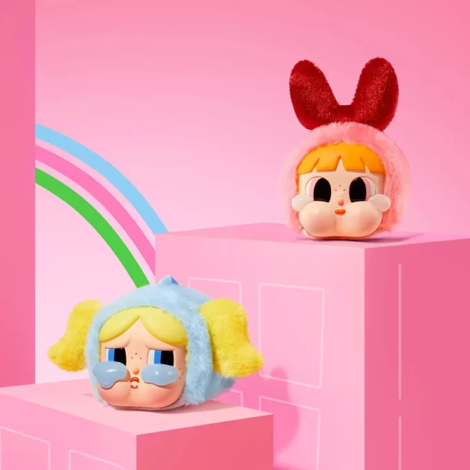 CRYBABY × Série Powerpuff Girls – Peluche en vinyle avec visage en boîte aveugle CRYBABY × Série Powerpuff Girls – Peluche en vinyle avec visage en boîte aveugle