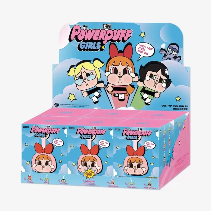 CRYBABY × Série Powerpuff Girls – Peluche en vinyle avec visage en boîte aveugle CRYBABY × Série Powerpuff Girls – Peluche en vinyle avec visage en boîte aveugle