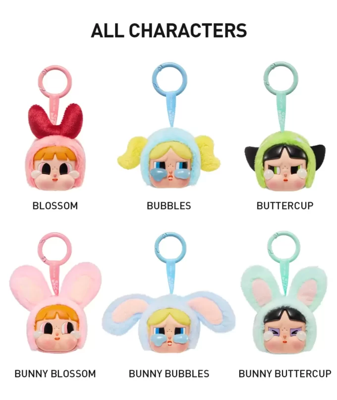 CRYBABY × Série Powerpuff Girls – Peluche en vinyle avec visage en boîte aveugle CRYBABY × Série Powerpuff Girls – Peluche en vinyle avec visage en boîte aveugle