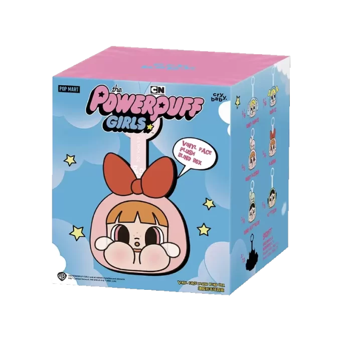 CRYBABY × Série Powerpuff Girls – Peluche en vinyle avec visage en boîte aveugle CRYBABY × Série Powerpuff Girls – Peluche en vinyle avec visage en boîte aveugle