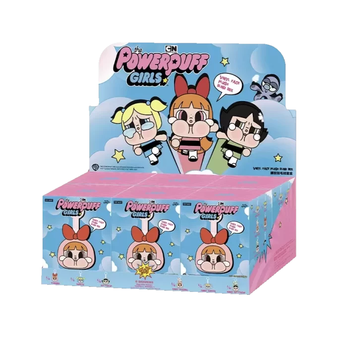 CRYBABY × Série Powerpuff Girls – Peluche en vinyle avec visage en boîte aveugle CRYBABY × Série Powerpuff Girls – Peluche en vinyle avec visage en boîte aveugle