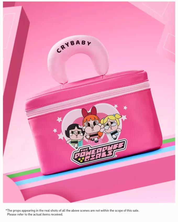 CRYBABY × Série Powerpuff Girls – Trousse de maquillage