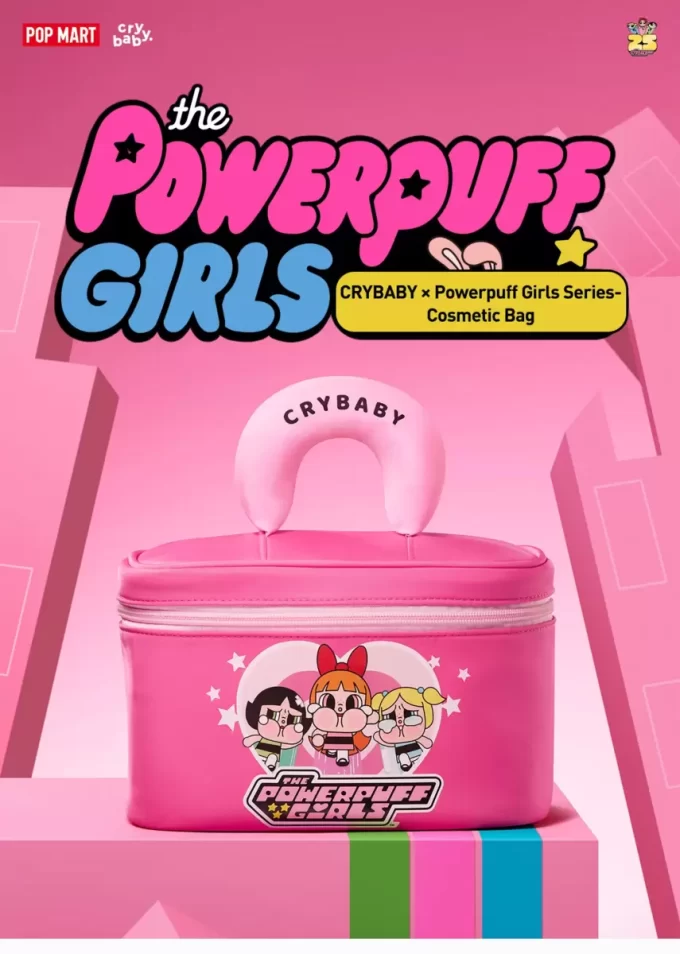 CRYBABY × Série Powerpuff Girls – Trousse de maquillage