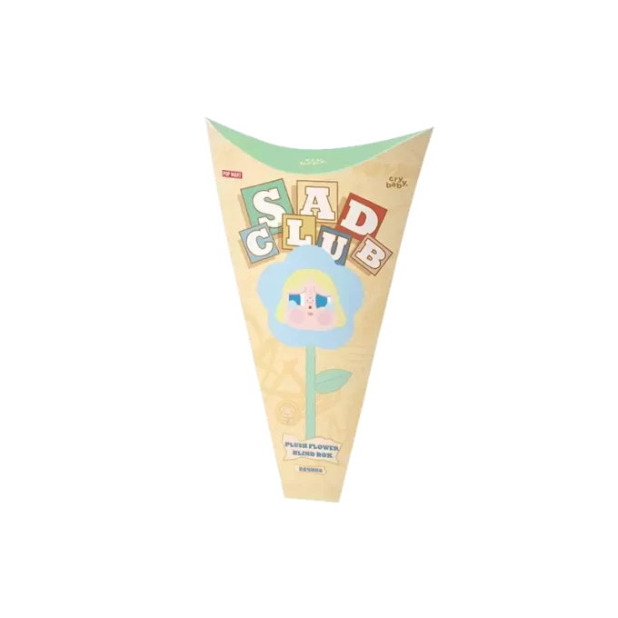 CRYBABY Série Sad Club – Boîte aveugle en peluche avec fleurs