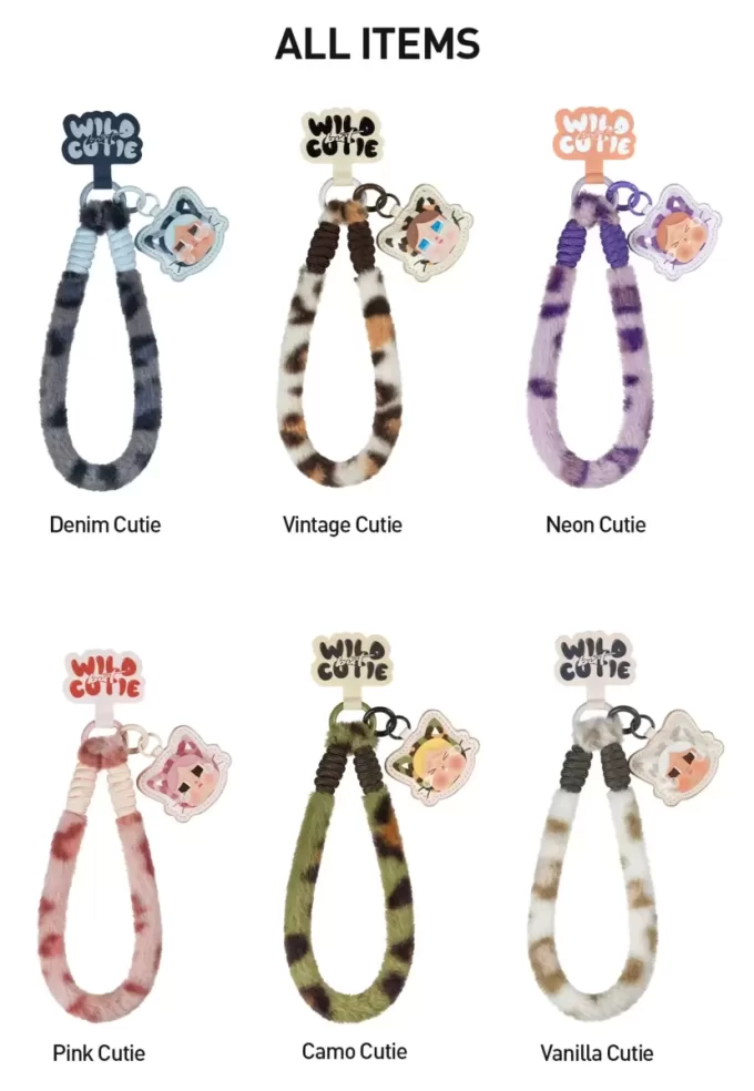 CRYBABY Wild But Cutie Series – Boîte mystère de breloques pour téléphone CRYBABY Wild But Cutie Series – Boîte mystère de breloques pour téléphone