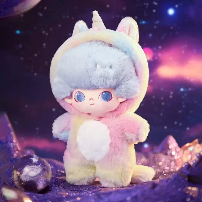 DIMOO : Série « No One’s Gonna Sleep Tonight » – Poupée en coton de 20 cm (Licorne)