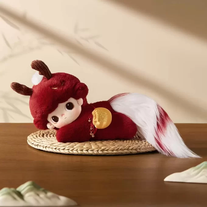 DIMOO Stories In The Cup Series – Poupée en coton animal de bon augure