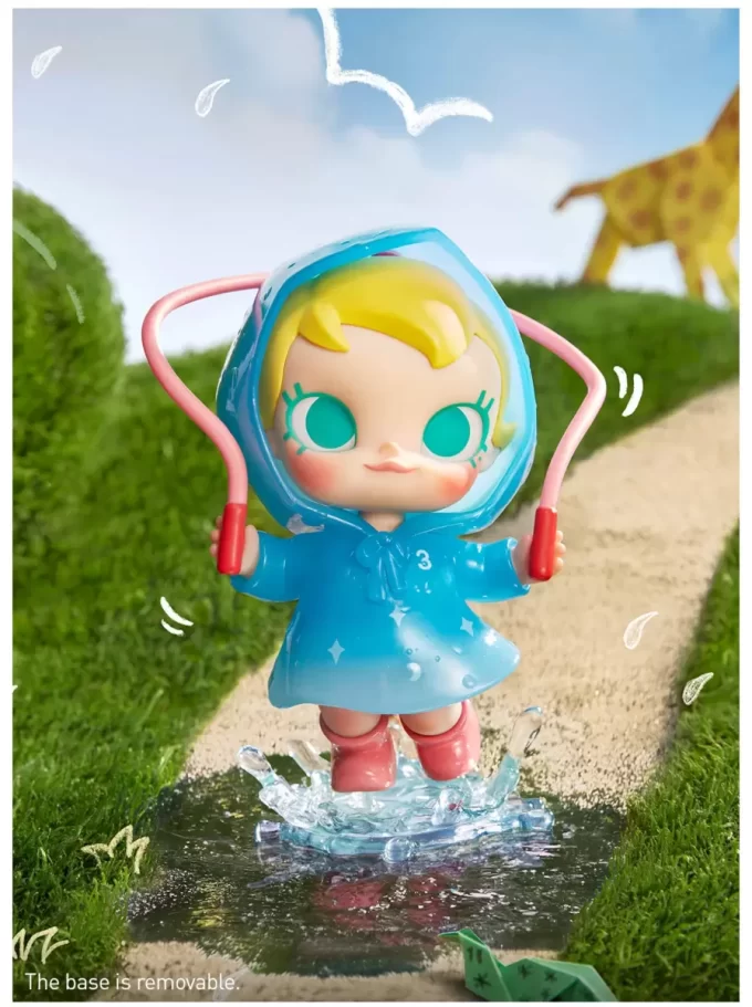 Figurine amusante Baby Molly sous la pluie